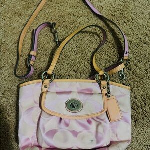 Vintage Pink Coach bag